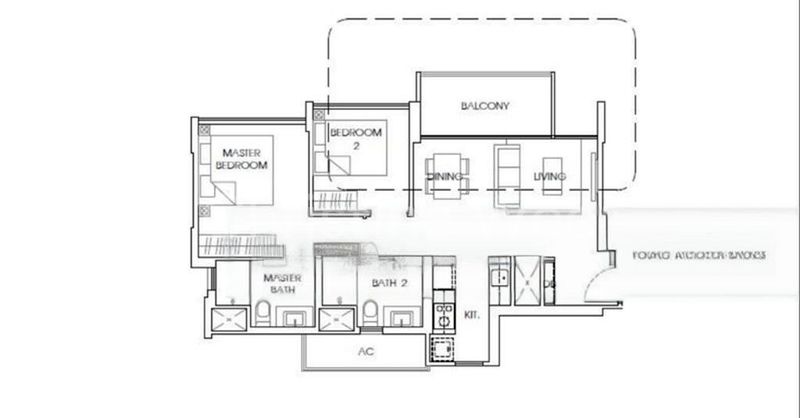 2 Bed Executive Condo for Sale in  The Vales - Image 8